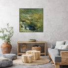 Encaustic Tile in Green VI by Sharon Gordon on GIANT ART - green abstract abstract