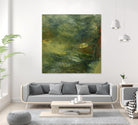 Encaustic Tile in Multi IV by Sharon Gordon on GIANT ART - orange abstract abstract