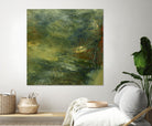Encaustic Tile in Multi IV by Sharon Gordon on GIANT ART - orange abstract abstract