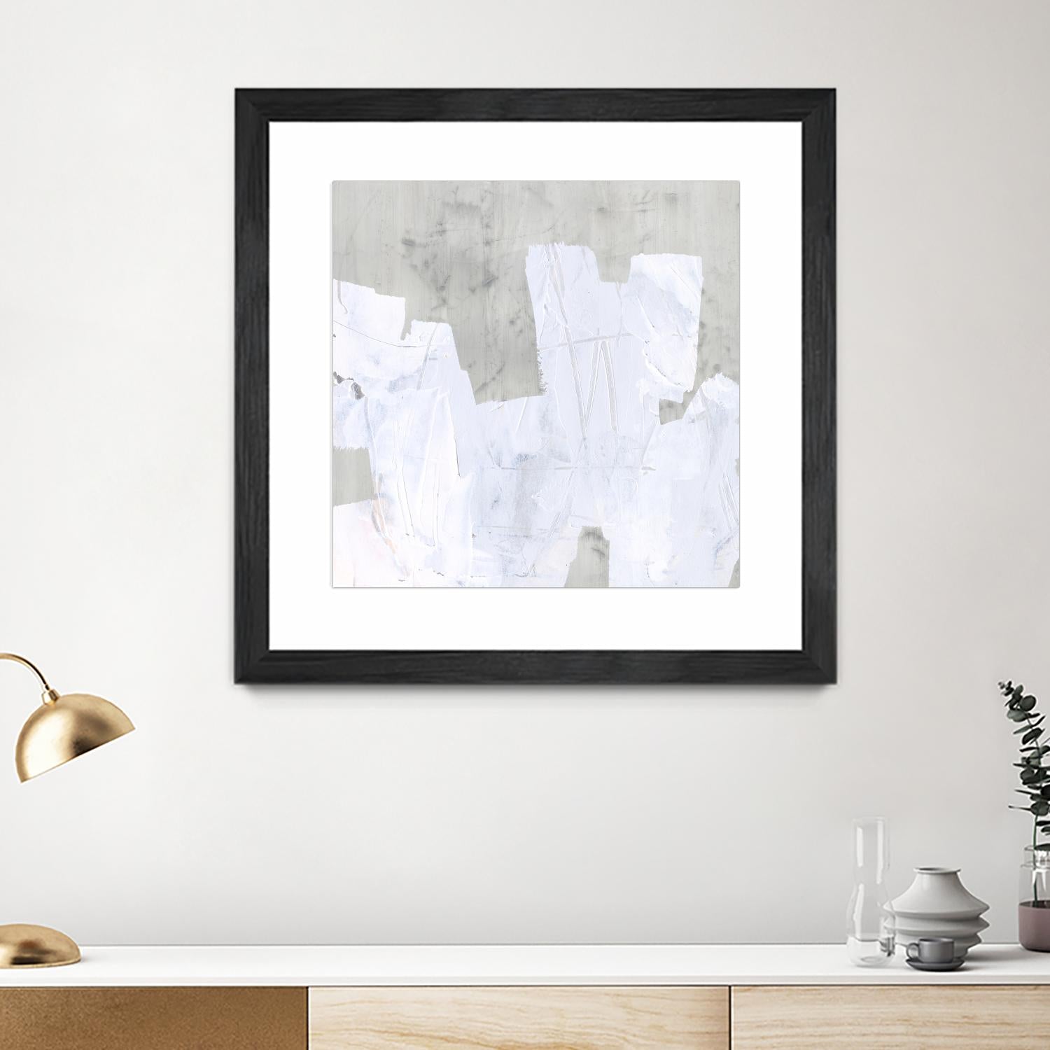 Ice Shield II by June Vess on GIANT ART - white abstract abstract