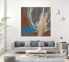 Re-Directed I by Jennifer Goldberger on GIANT ART - red abstract abstract 