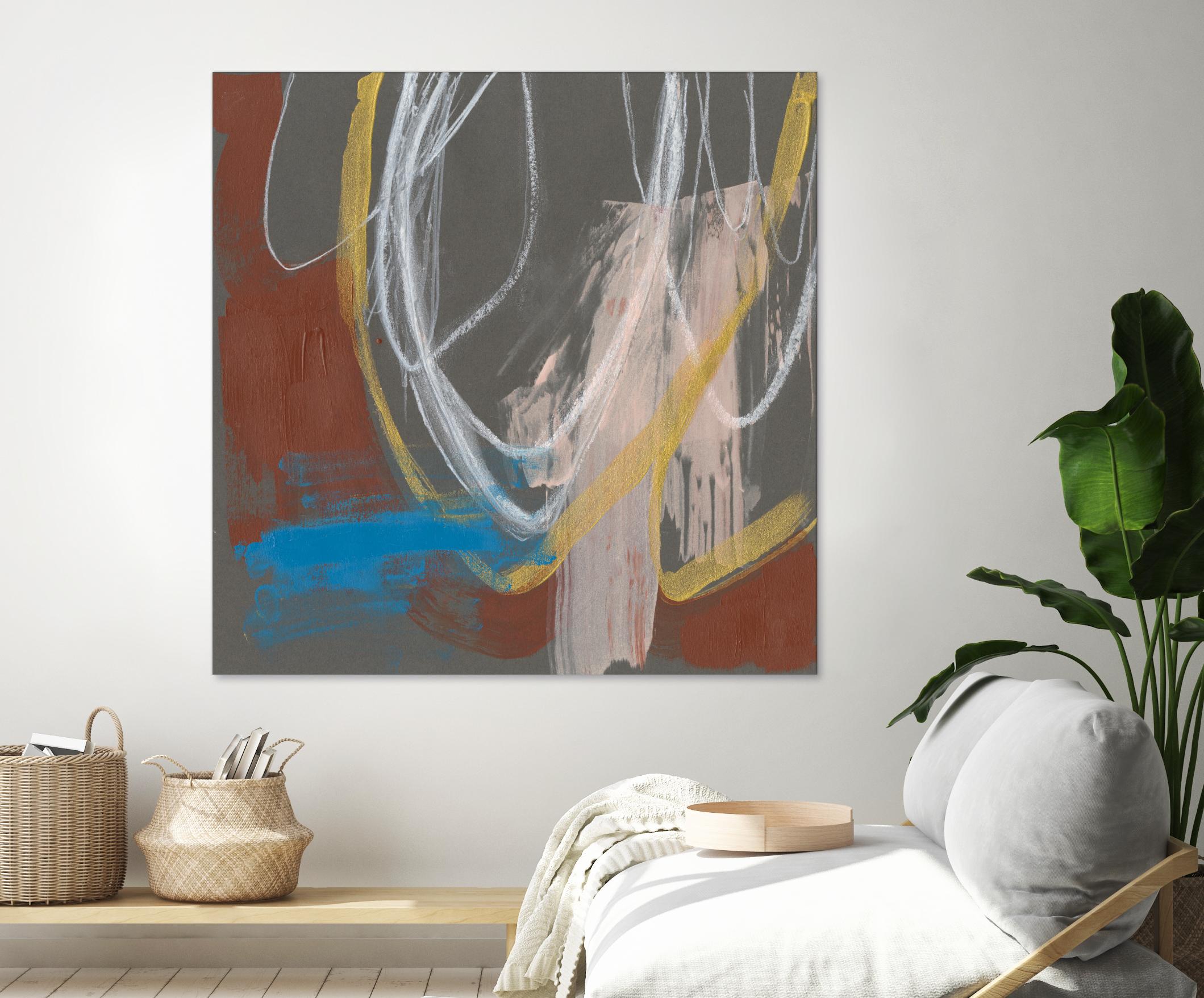 Re-Directed I by Jennifer Goldberger on GIANT ART - red abstract abstract 