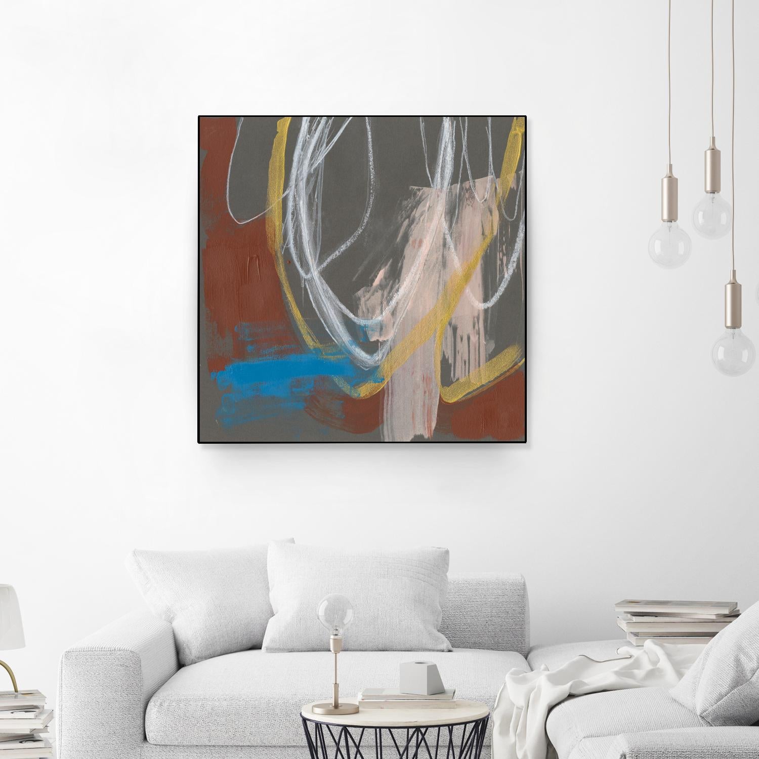 Re-Directed I by Jennifer Goldberger on GIANT ART - red abstract abstract 