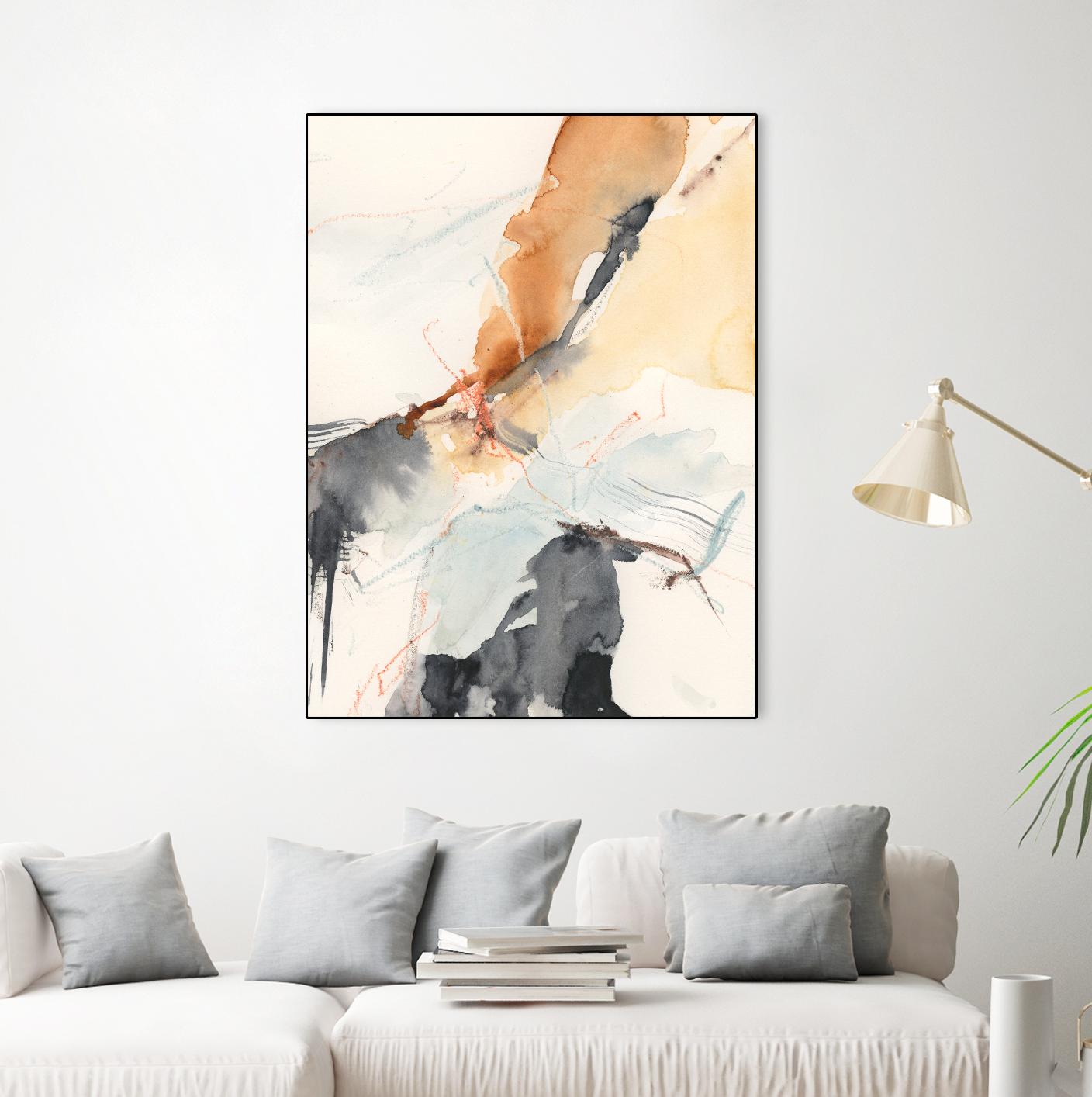 Efflux II by Victoria Borges on GIANT ART - beige abstract abstract 
