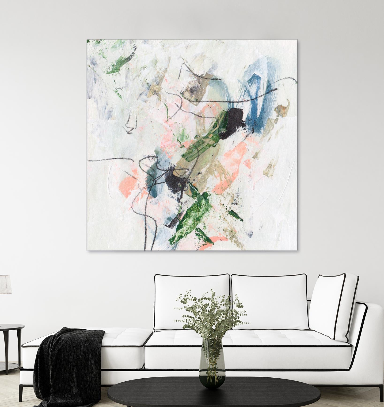Approaching Spring II by Melissa Wang on GIANT ART - pink abstract abstract