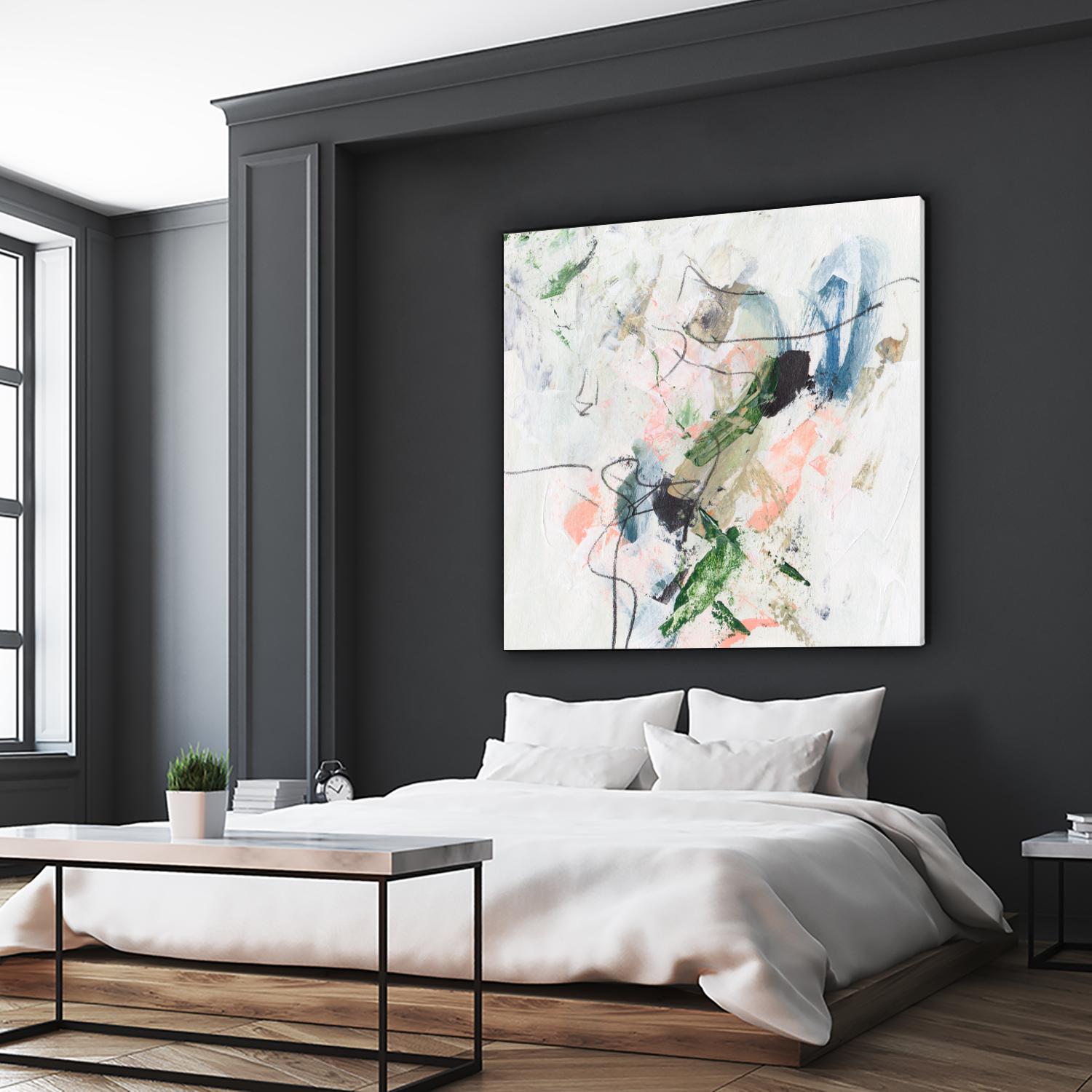 Approaching Spring II by Melissa Wang on GIANT ART - pink abstract abstract