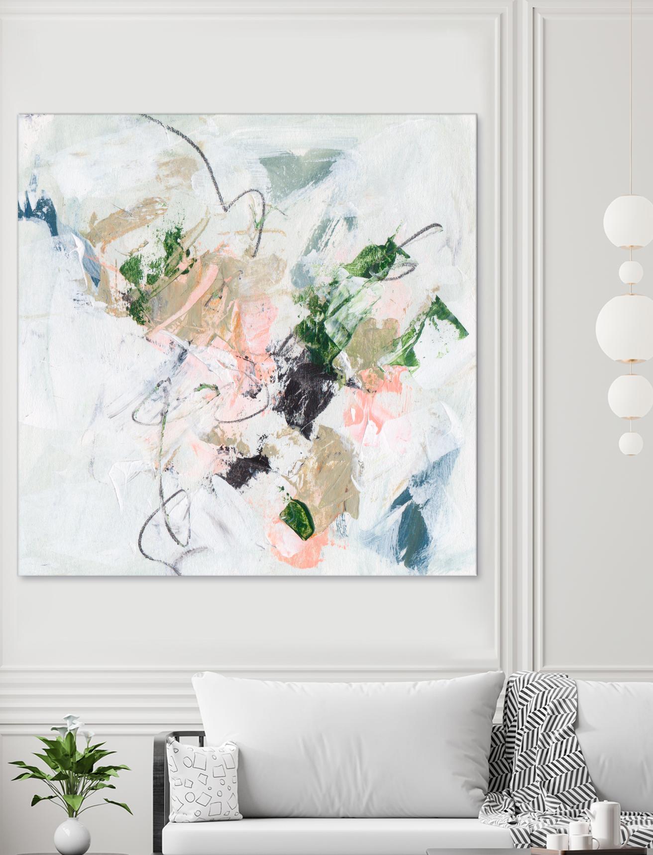 Approaching Spring IV by Melissa Wang on GIANT ART - pink  abstract abstract 
