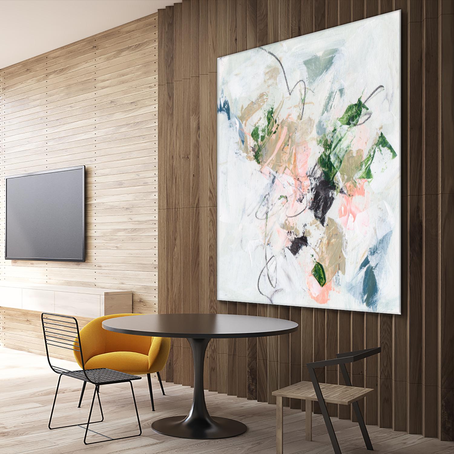 Approaching Spring IV by Melissa Wang on GIANT ART - pink  abstract abstract 
