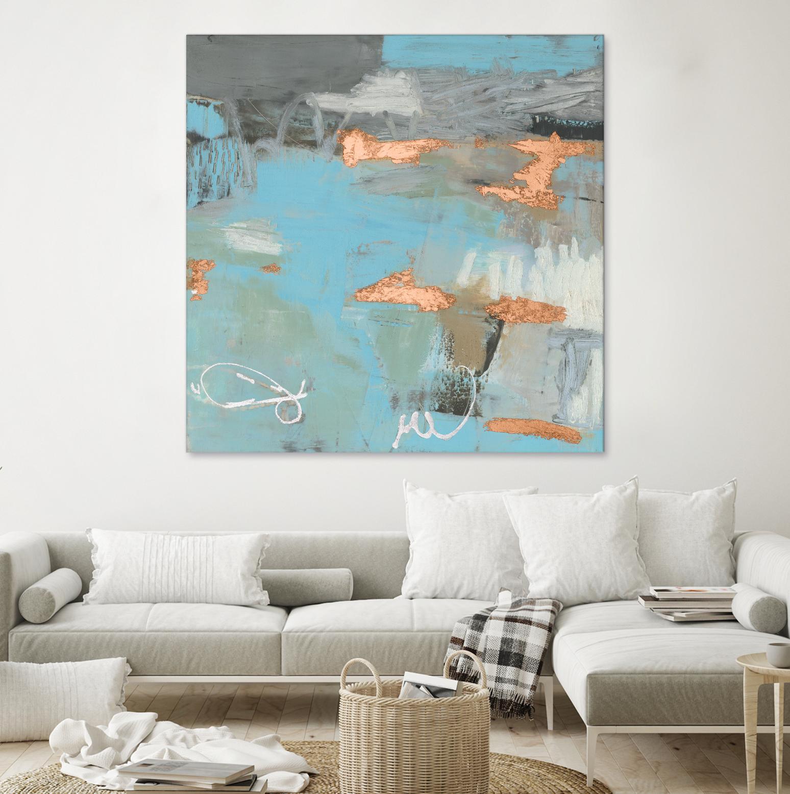 Thither III by Sue Jachimiec on GIANT ART - gold abstract abstract 