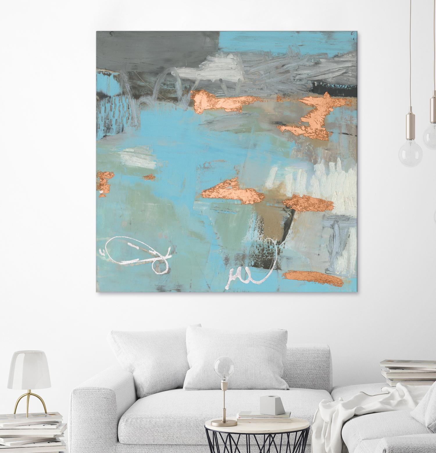 Thither III by Sue Jachimiec on GIANT ART - gold abstract abstract 