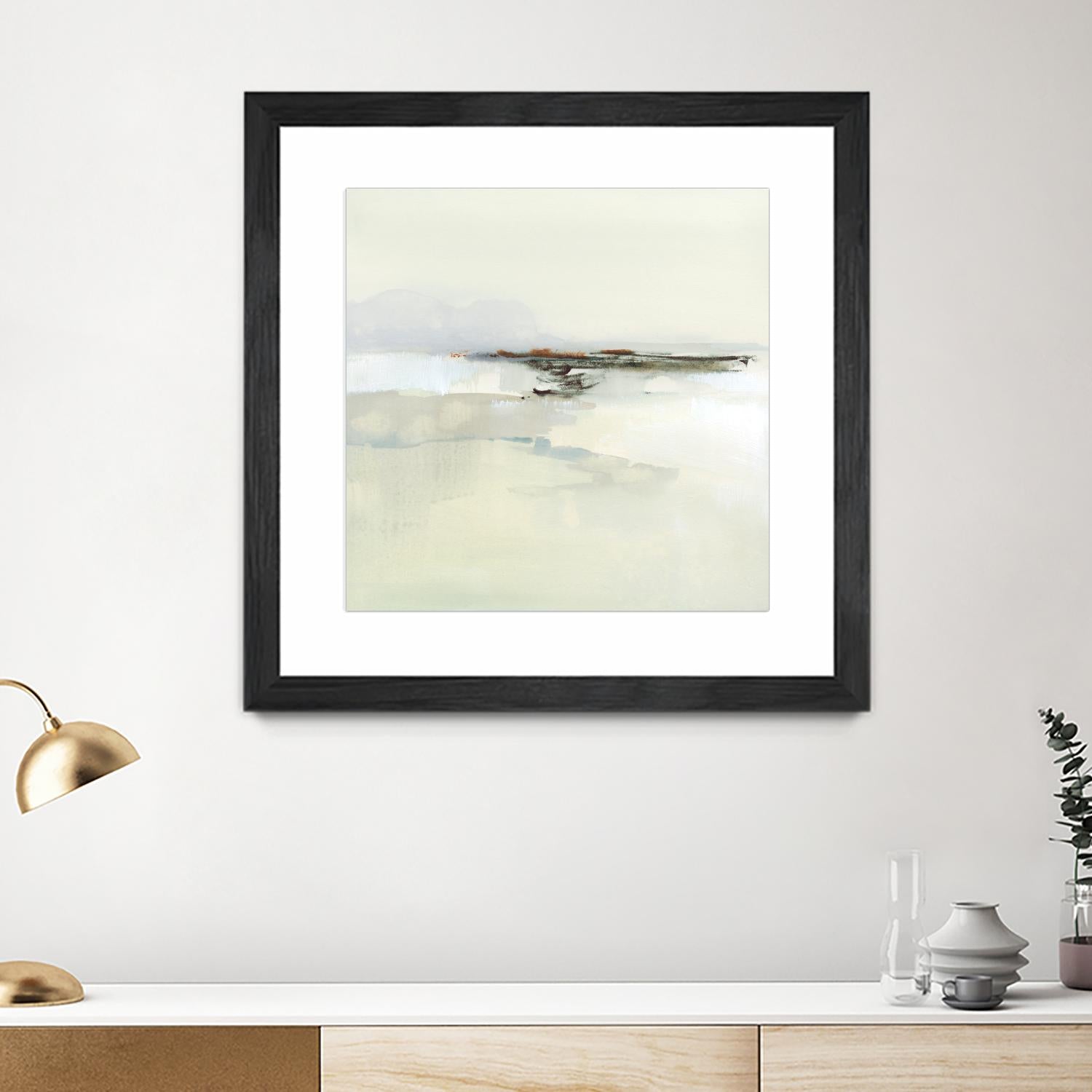 Atmospheric Edge I by Victoria Barnes on GIANT ART - beige abstract abstract