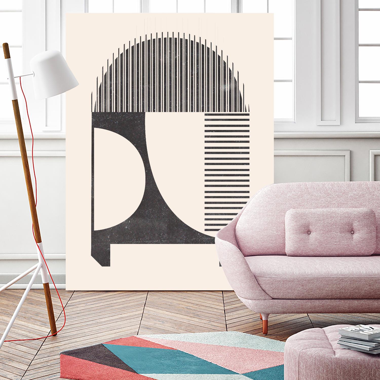 Unknown Space IV by Melissa Wang on GIANT ART - beige abstract abstract 