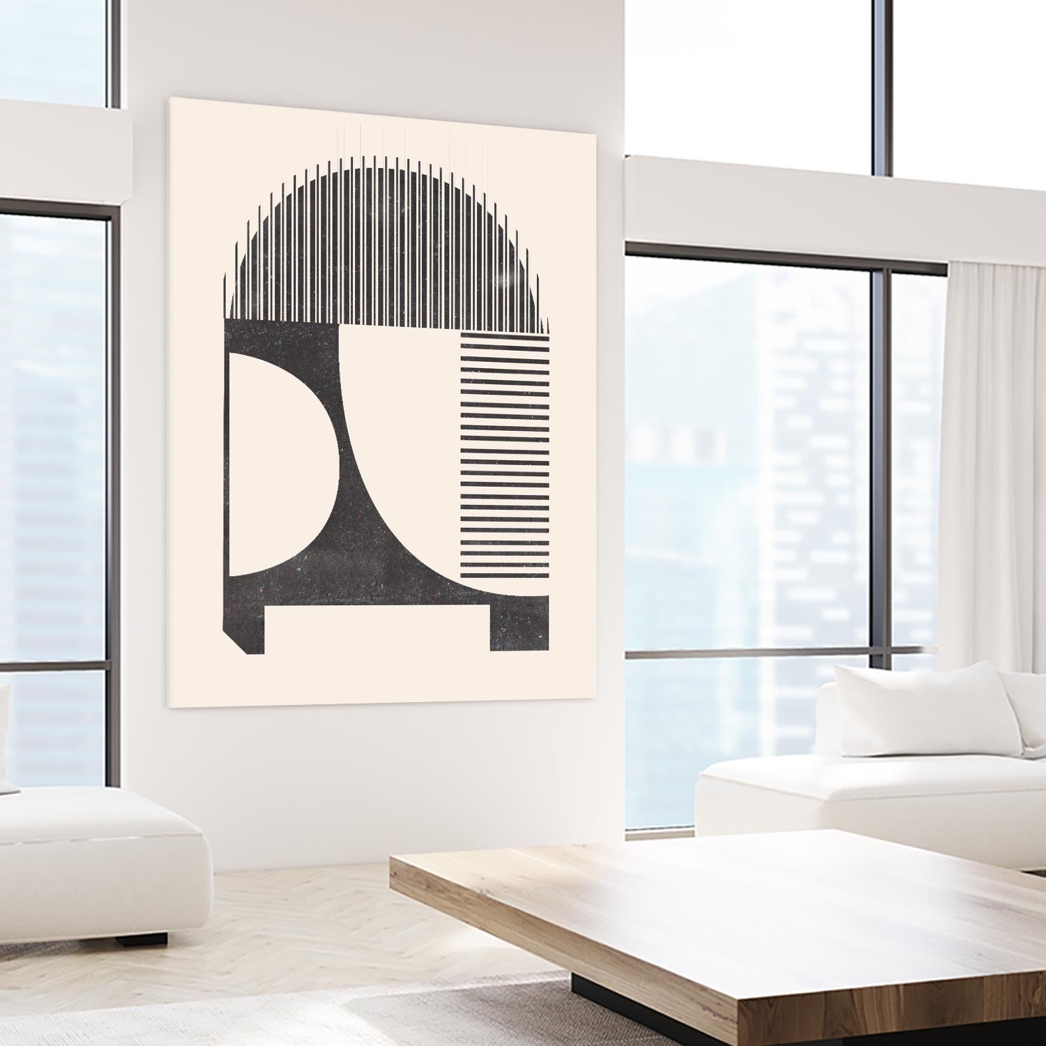 Unknown Space IV by Melissa Wang on GIANT ART - beige abstract abstract 