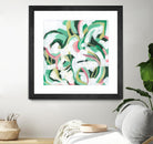 Mint Billows II by June Vess on GIANT ART - pink  abstract abstract 