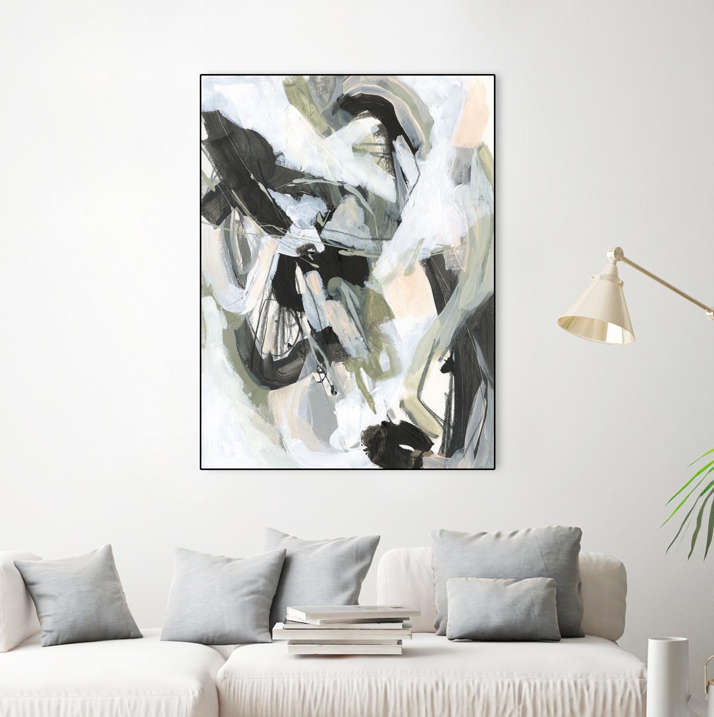 Electron Net II by June Vess on GIANT ART - pink abstract abstract 