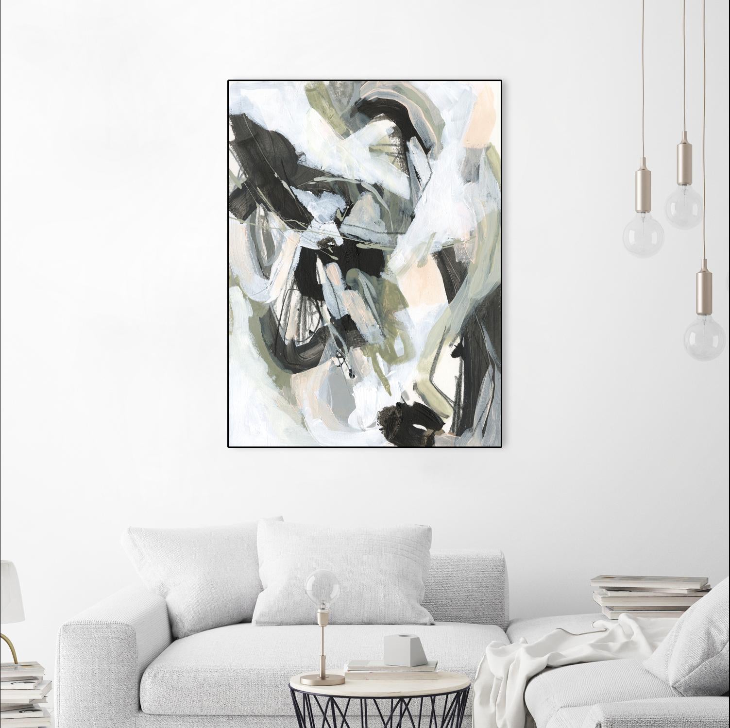Electron Net II by June Vess on GIANT ART - pink abstract abstract 