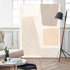 Block Magnetism I by June Vess on GIANT ART - beige abstract abstract