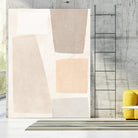Block Magnetism I by June Vess on GIANT ART - beige abstract abstract