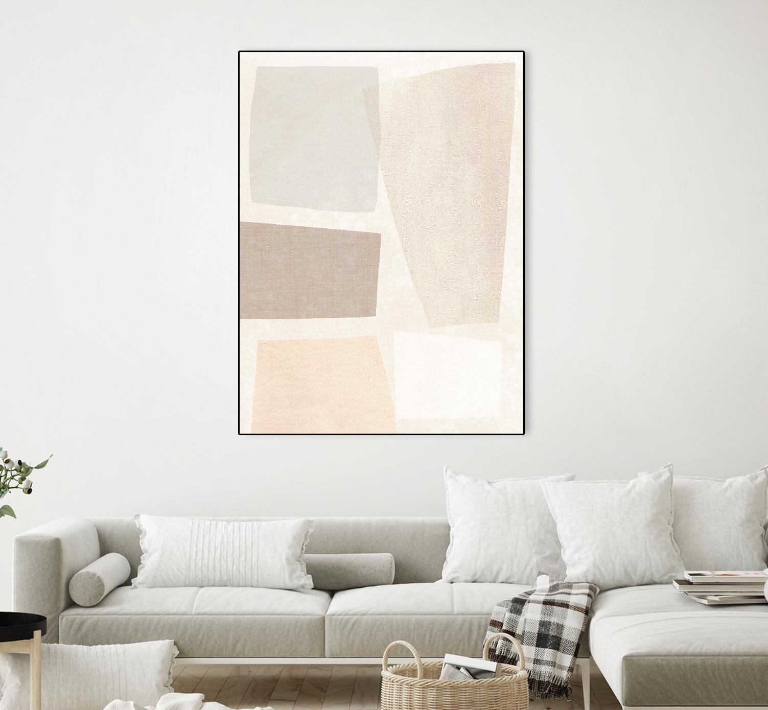 Block Magnetism II by June Vess on GIANT ART - grey  abstract abstract 