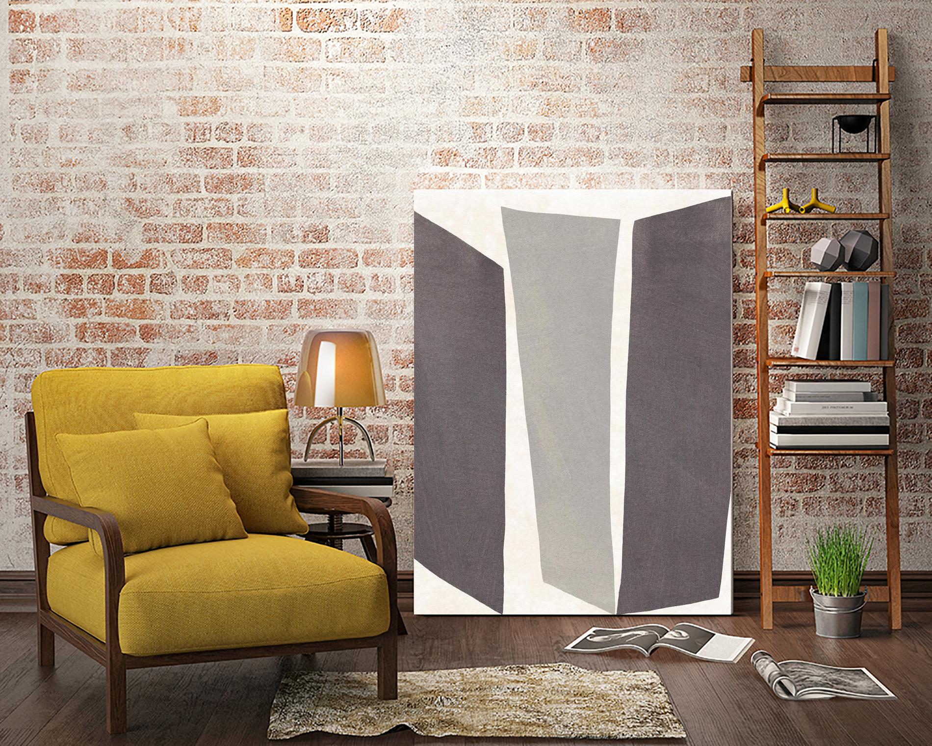 Colorblock Artifact II by June Vess on GIANT ART - white abstract abstract