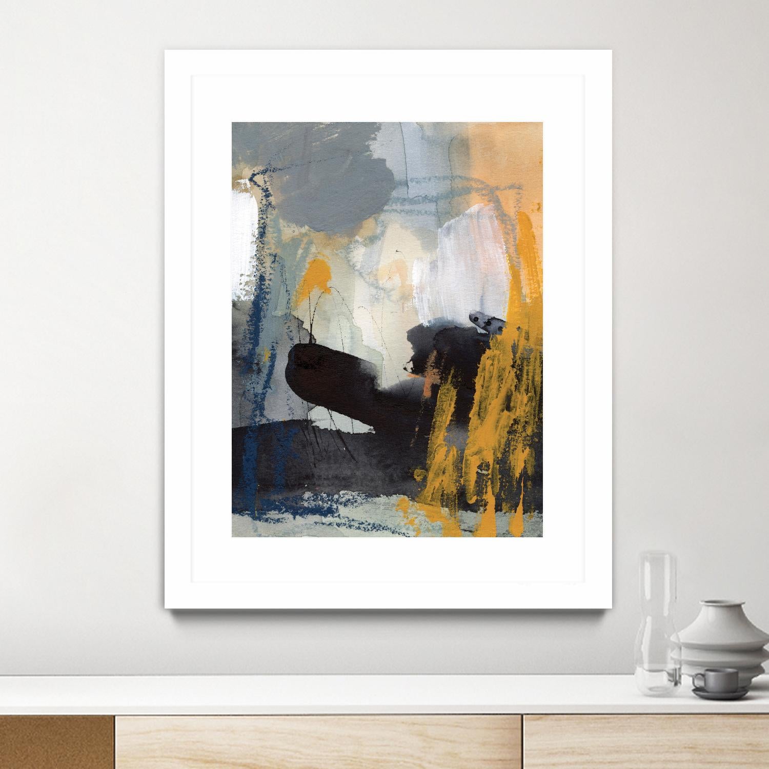 Incite II by Victoria Borges on GIANT ART - orange abstract abstract 