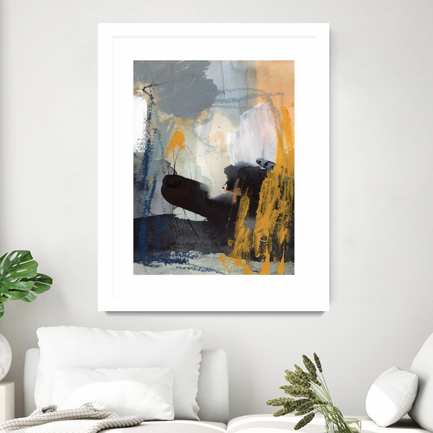 Incite II by Victoria Borges on GIANT ART - orange abstract abstract 