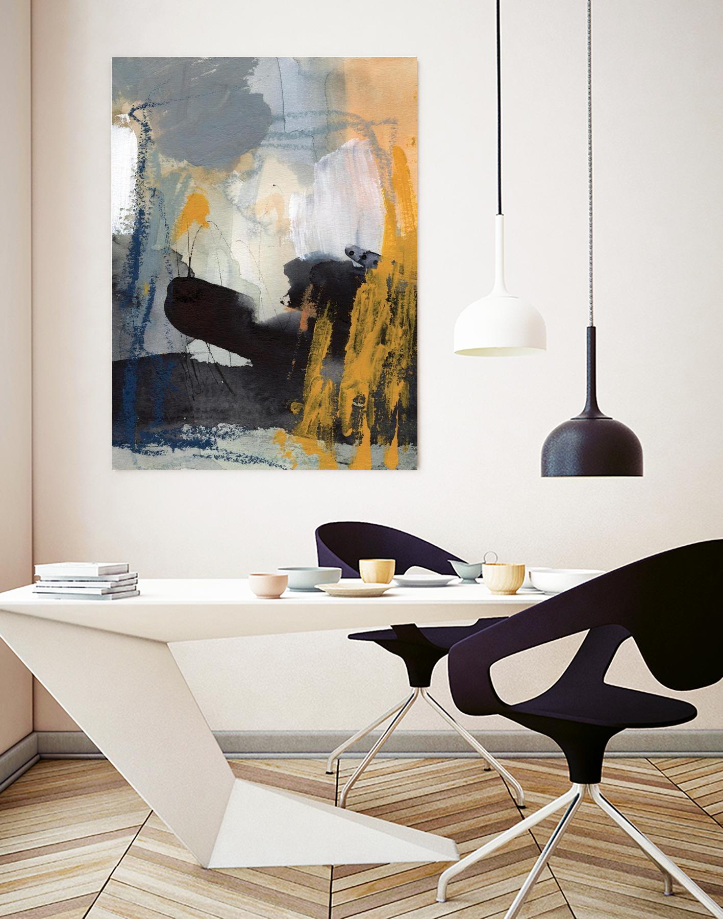 Incite II by Victoria Borges on GIANT ART - orange abstract abstract 