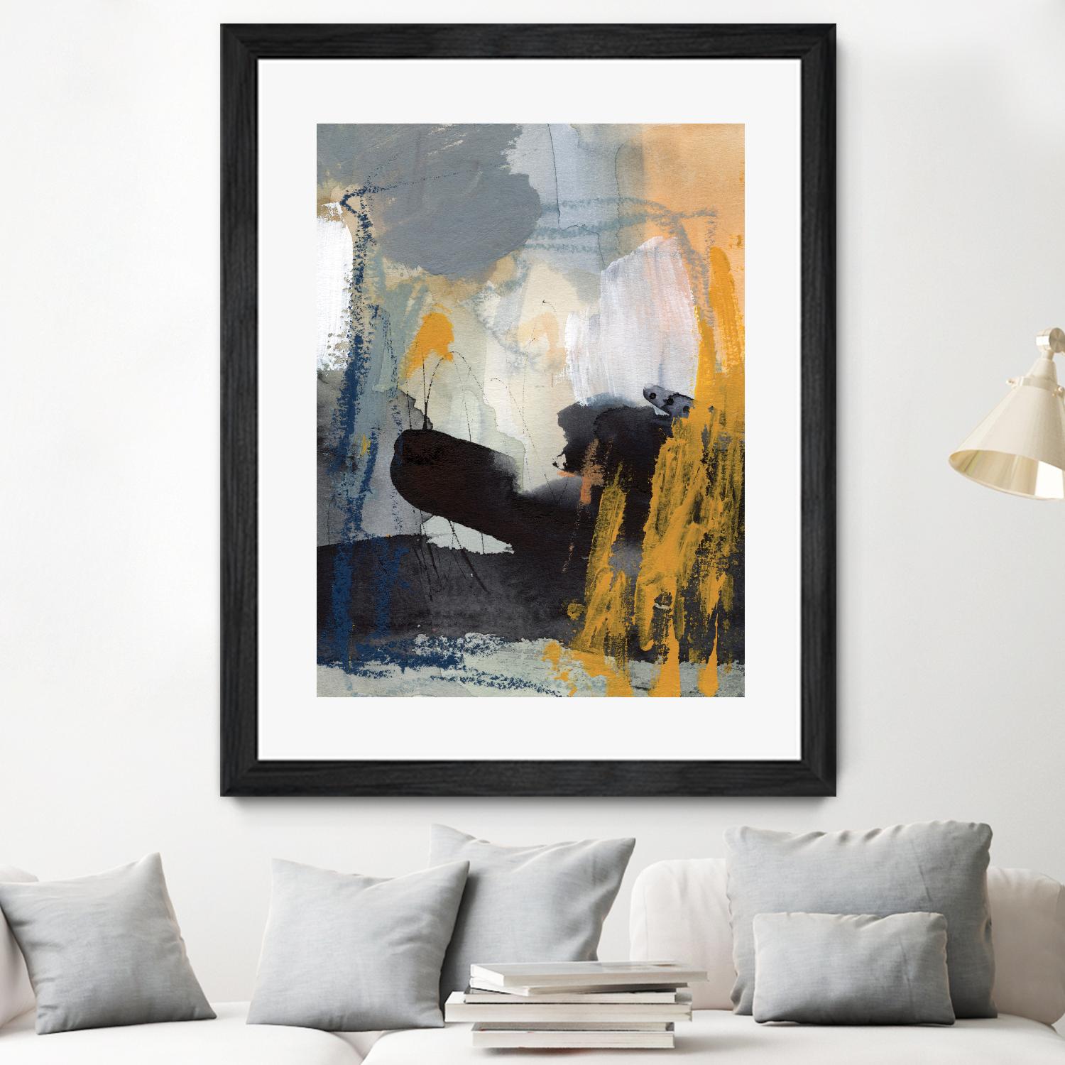 Incite II by Victoria Borges on GIANT ART - orange abstract abstract 