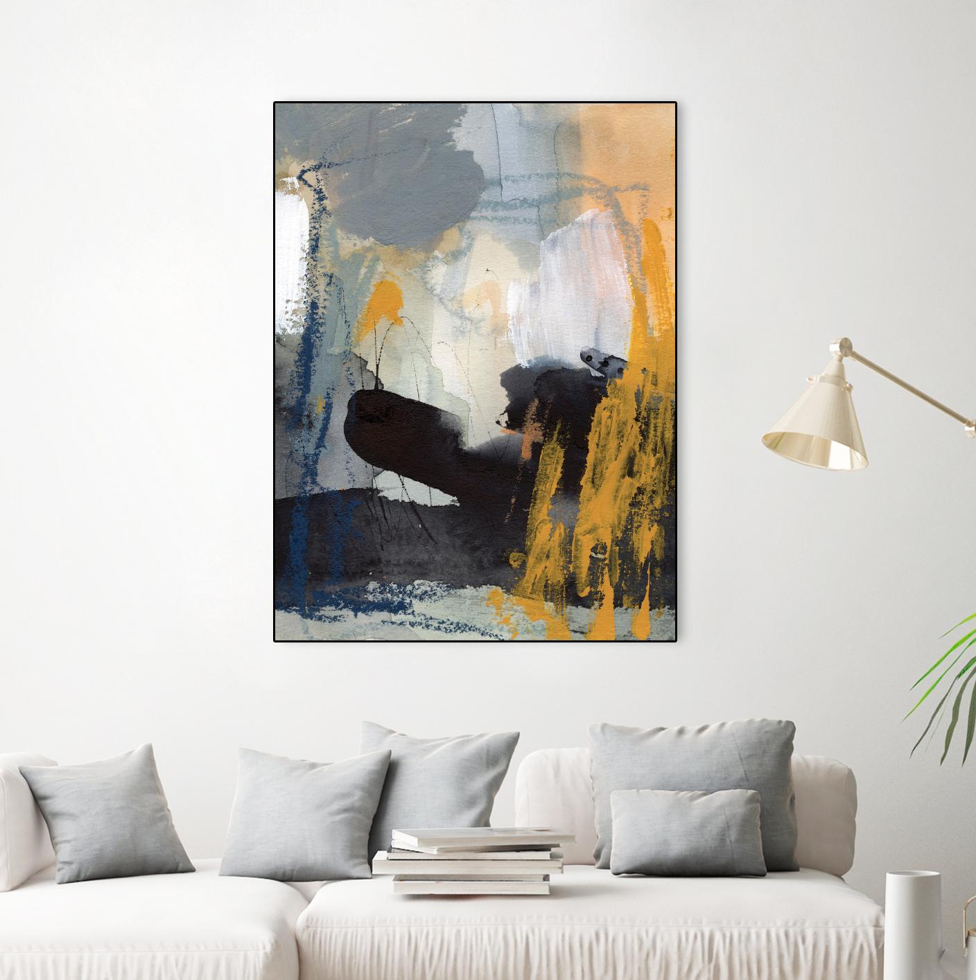 Incite II by Victoria Borges on GIANT ART - orange abstract abstract 