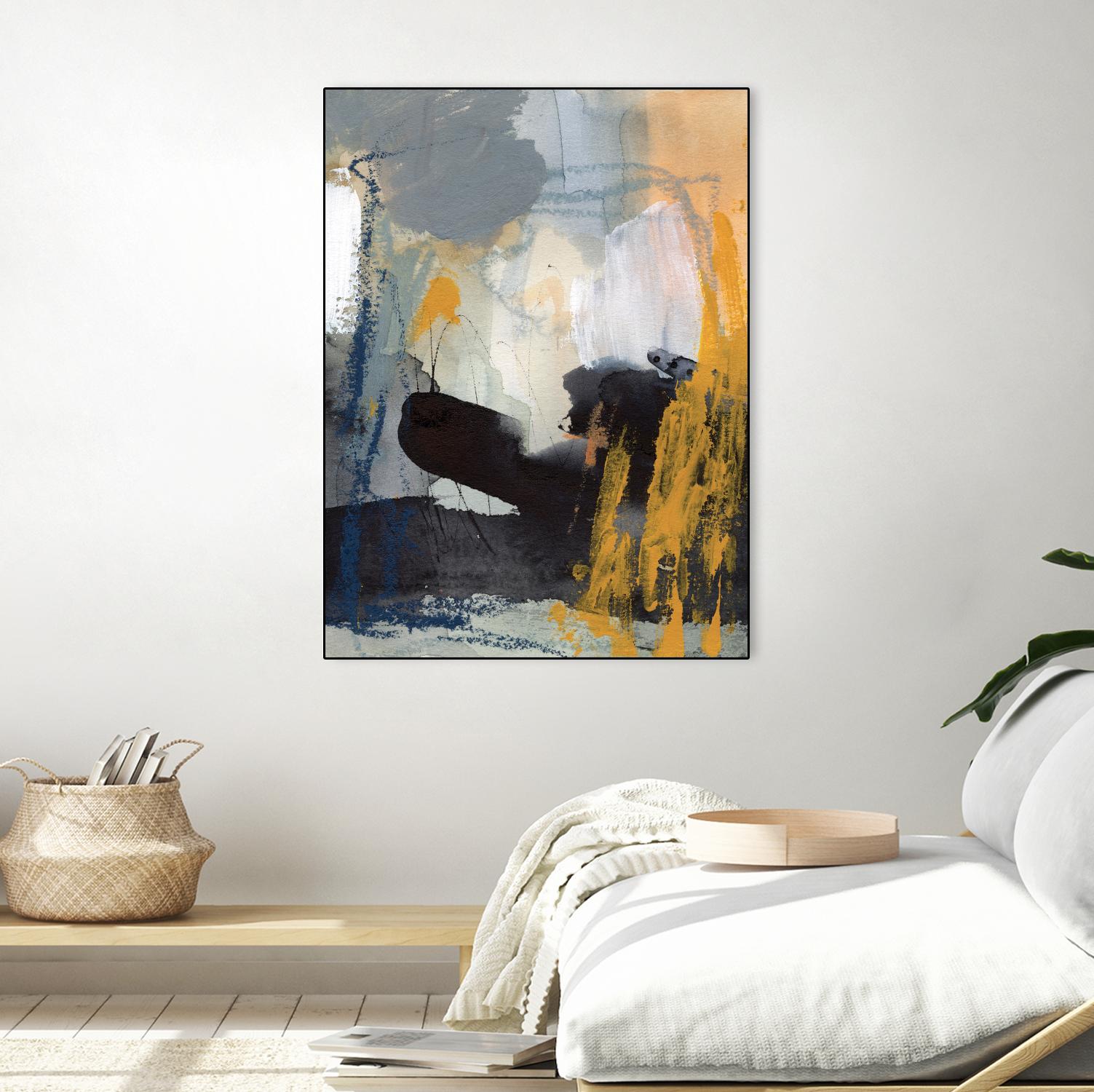 Incite II by Victoria Borges on GIANT ART - orange abstract abstract 
