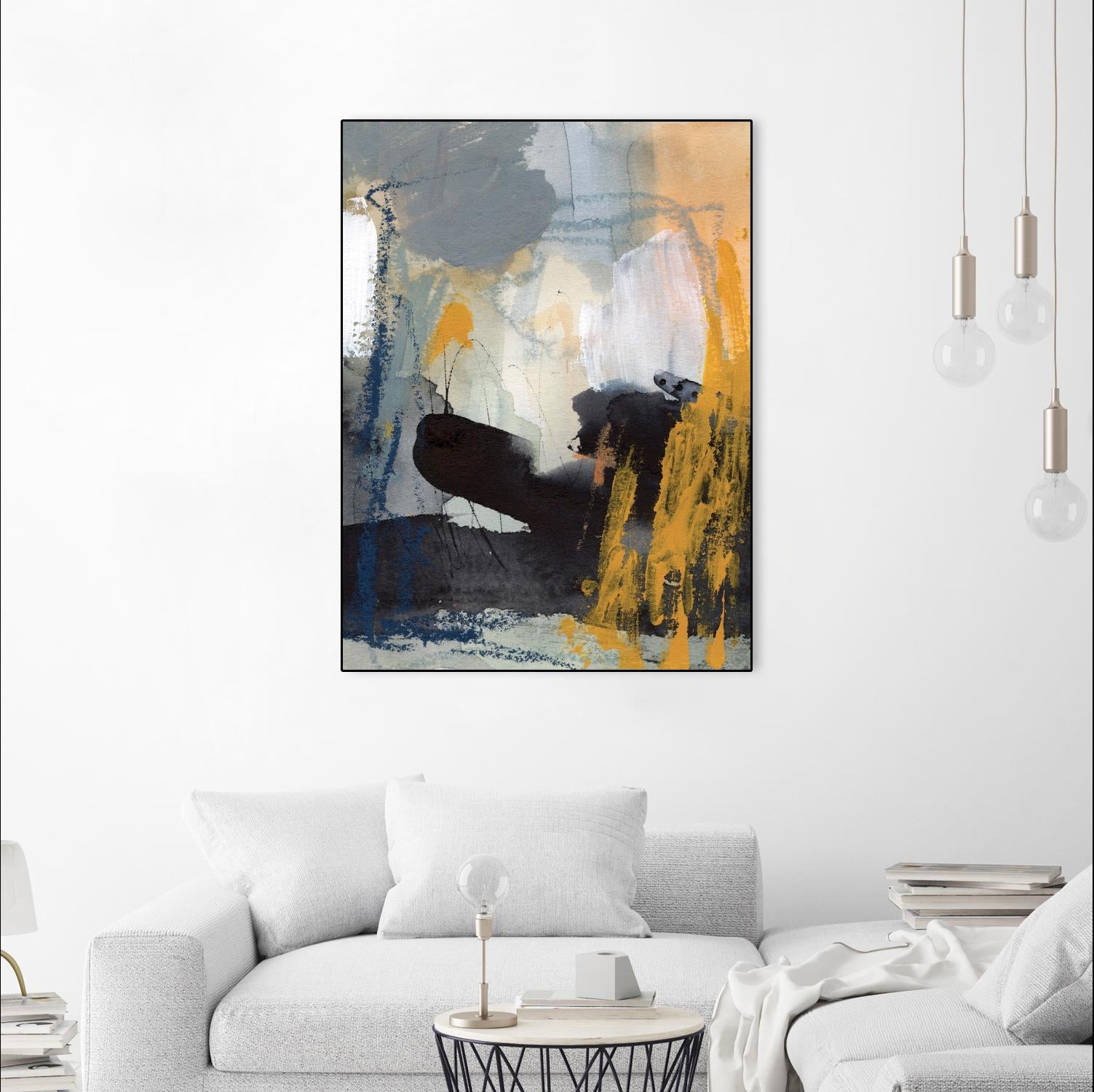 Incite II by Victoria Borges on GIANT ART - orange abstract abstract 