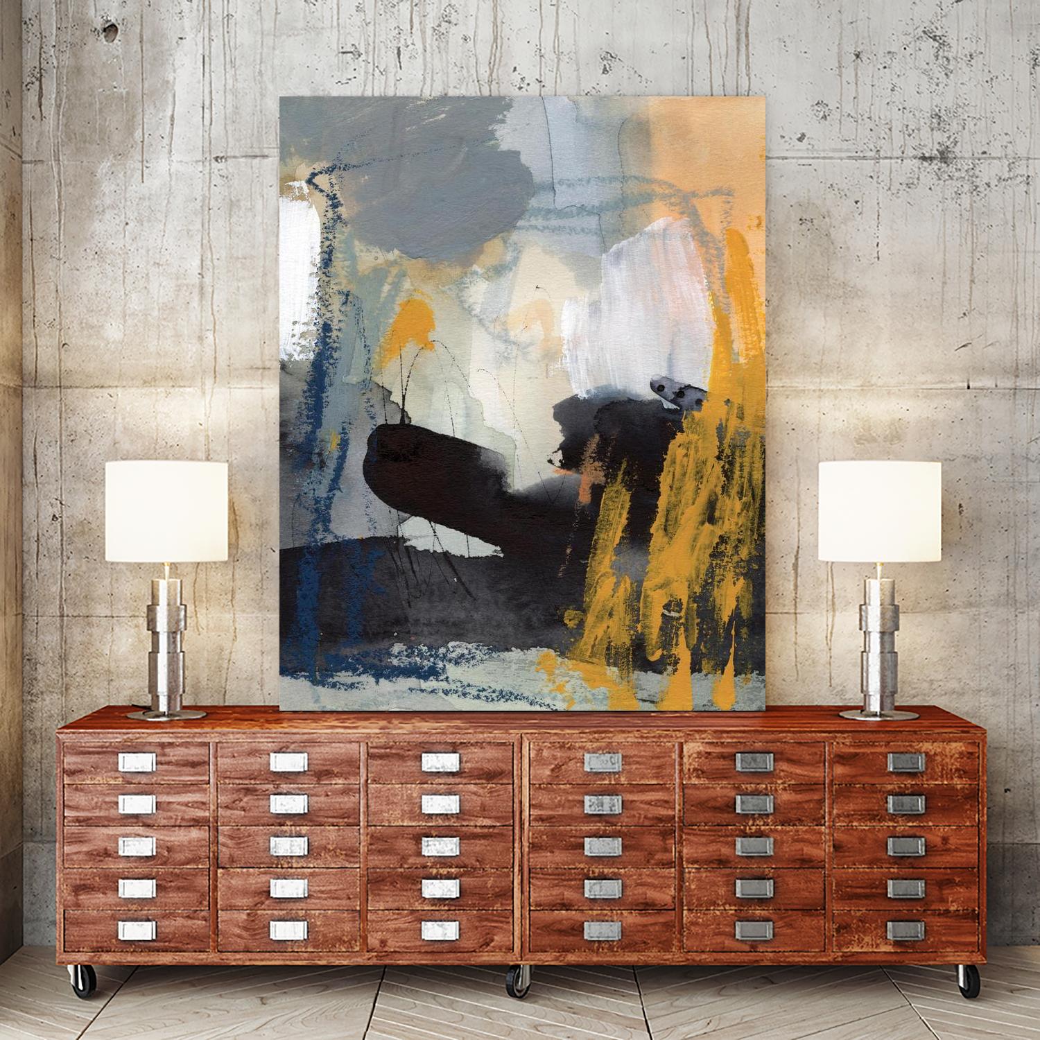 Incite II by Victoria Borges on GIANT ART - orange abstract abstract 