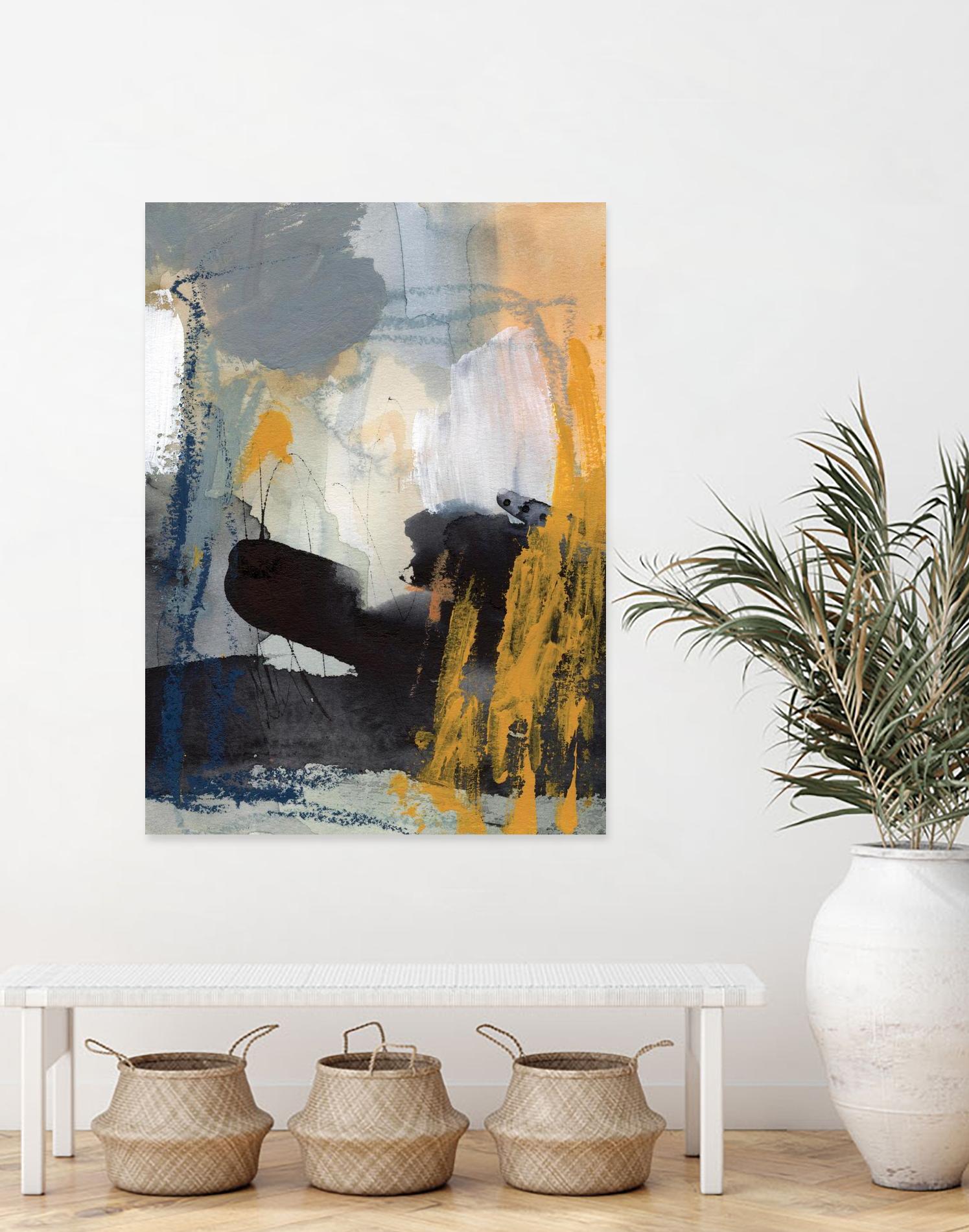 Incite II by Victoria Borges on GIANT ART - orange abstract abstract 