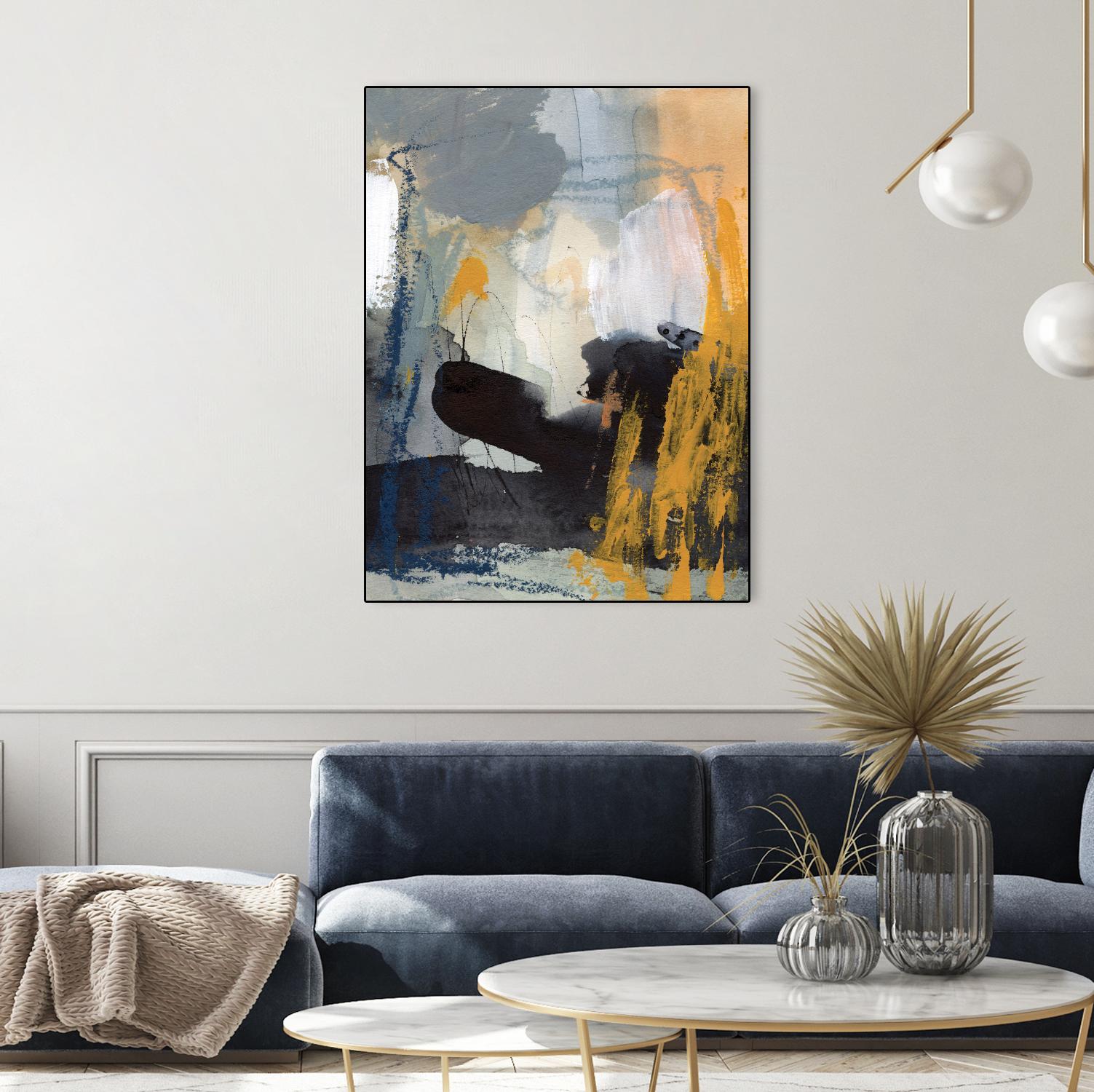 Incite II by Victoria Borges on GIANT ART - orange abstract abstract 