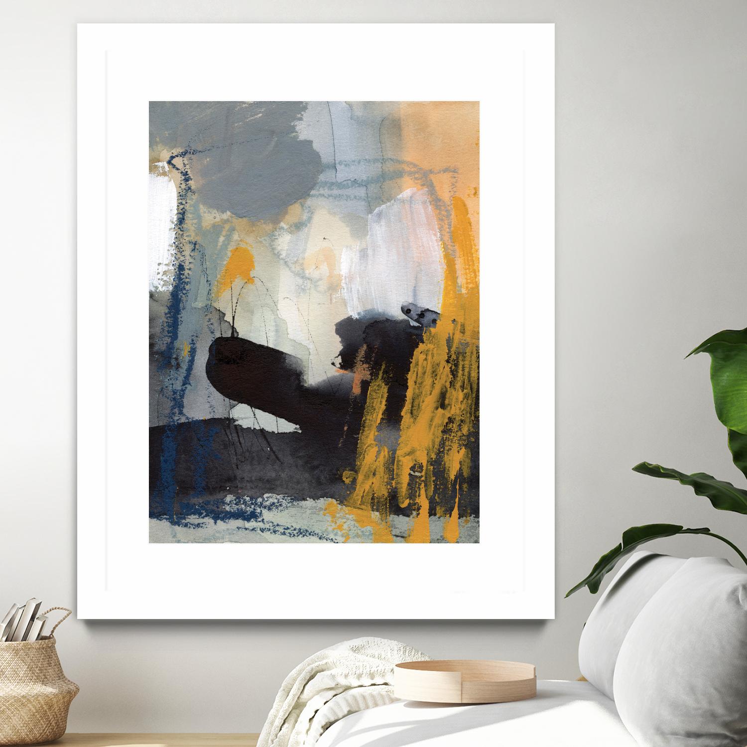 Incite II by Victoria Borges on GIANT ART - orange abstract abstract 