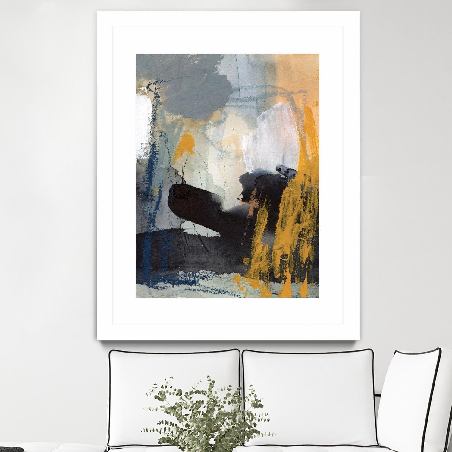 Incite II by Victoria Borges on GIANT ART - orange abstract abstract 