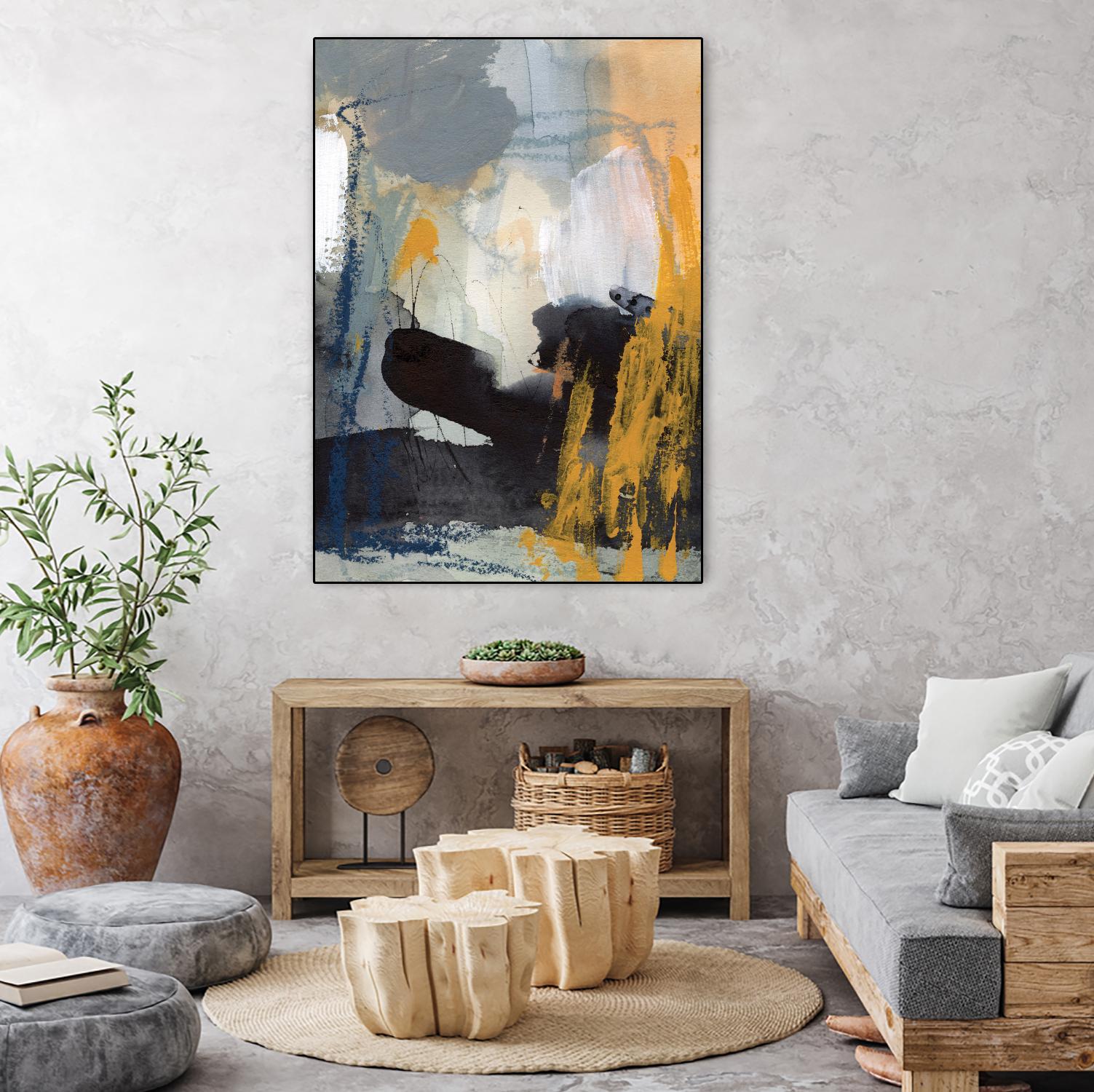 Incite II by Victoria Borges on GIANT ART - orange abstract abstract 