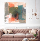 Central Fuse II by Jennifer Goldberger on GIANT ART - orange abstract abstract 