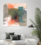 Central Fuse II by Jennifer Goldberger on GIANT ART - orange abstract abstract 
