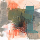 Central Fuse II by Jennifer Goldberger on GIANT ART - orange abstract abstract 