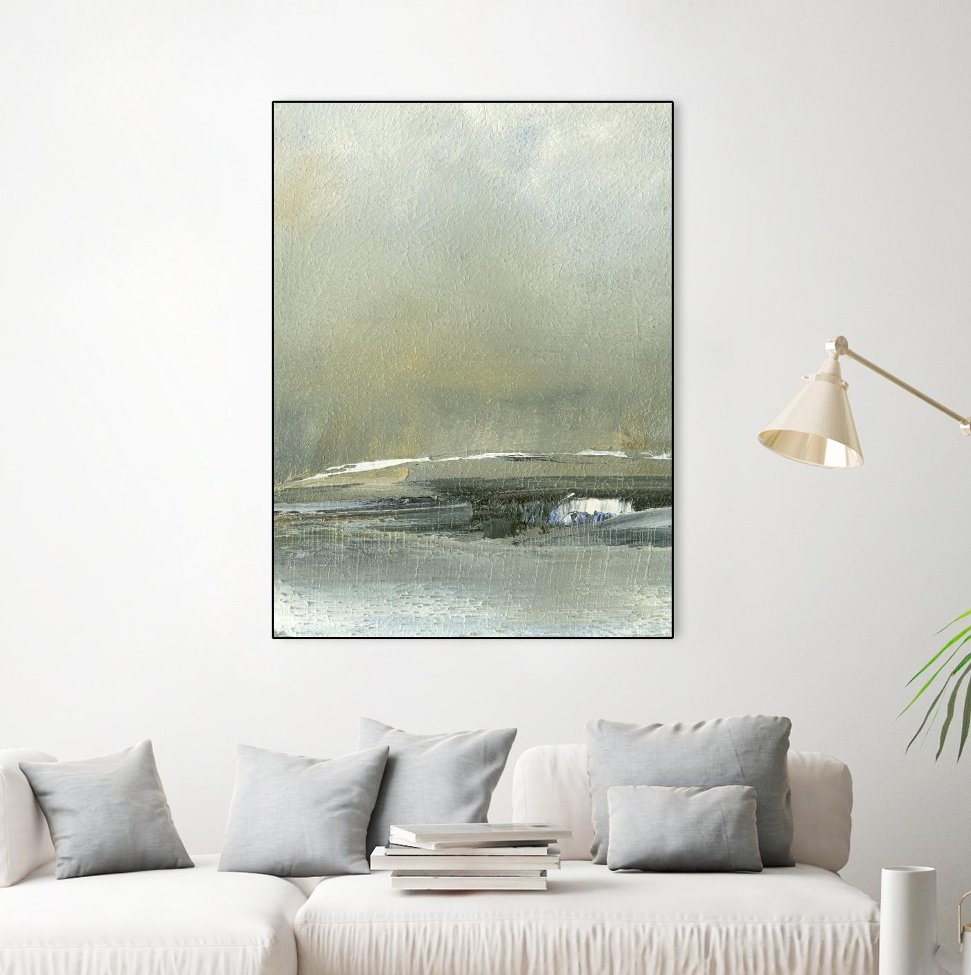 Wander III by Sharon Gordon on GIANT ART - blue abstract