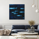 School II by Norman Wyatt on GIANT ART - blue abstract