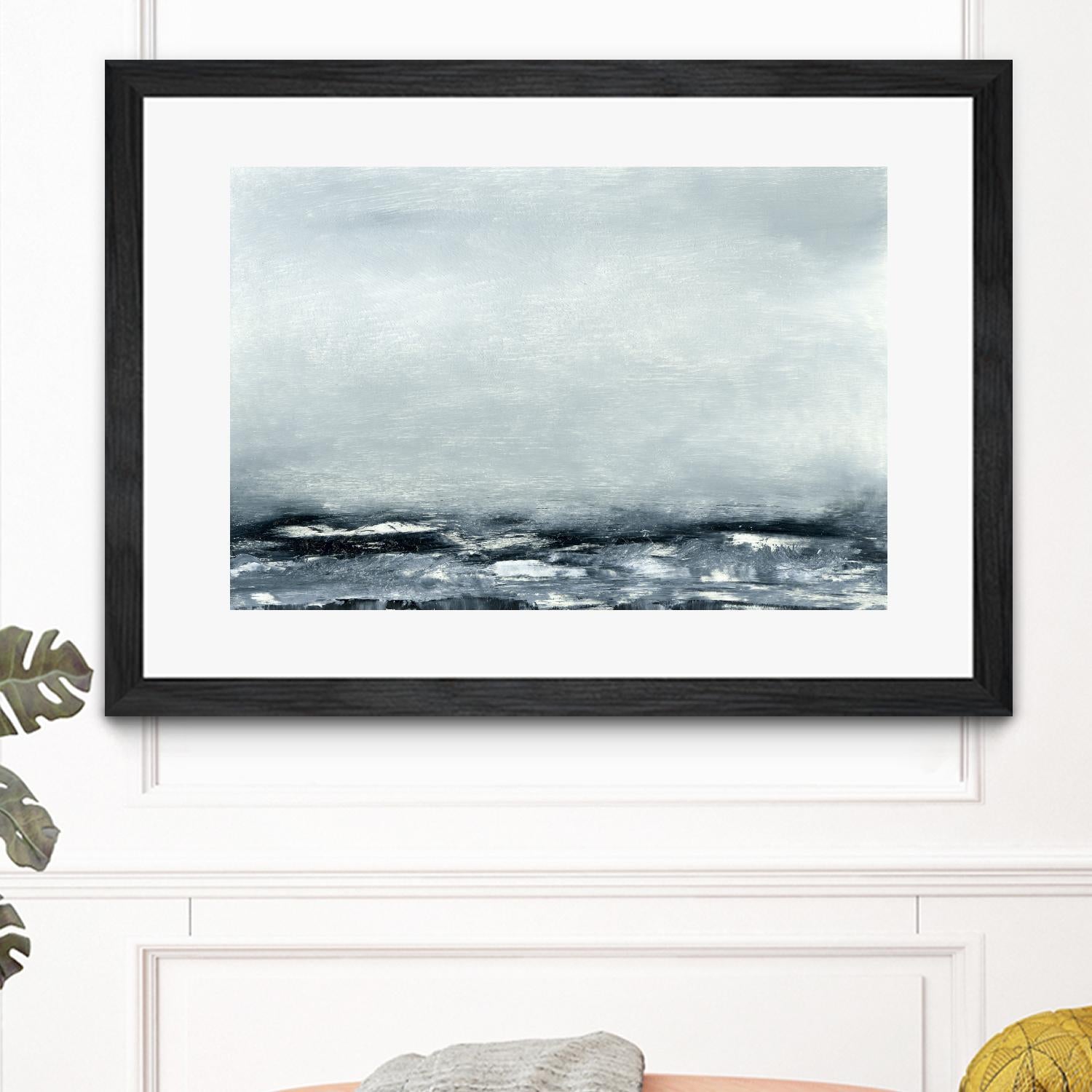 Sea View IV by Sharon Gordon on GIANT ART - blue costal ocean