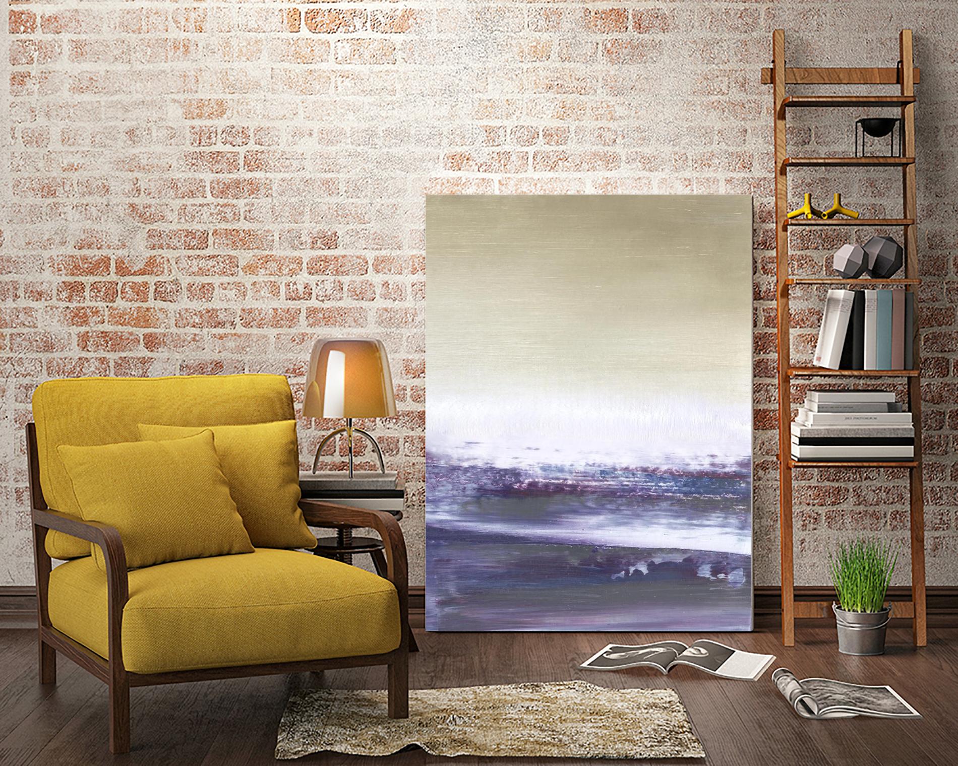 Amethyst Sea II by Sharon Gordon on GIANT ART - pink abstract