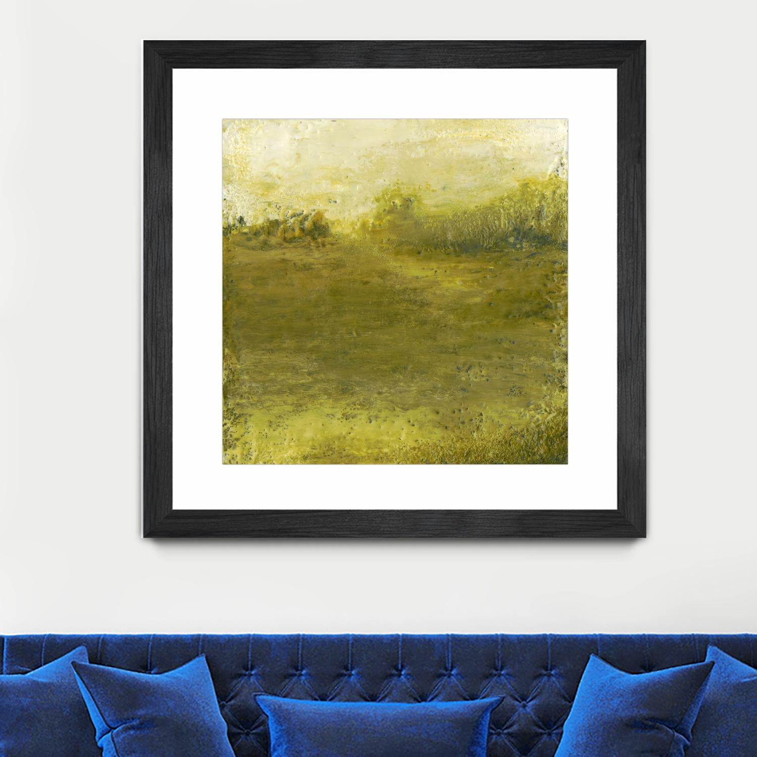 Summer Day I by Sharon Gordon on GIANT ART - green sea scene