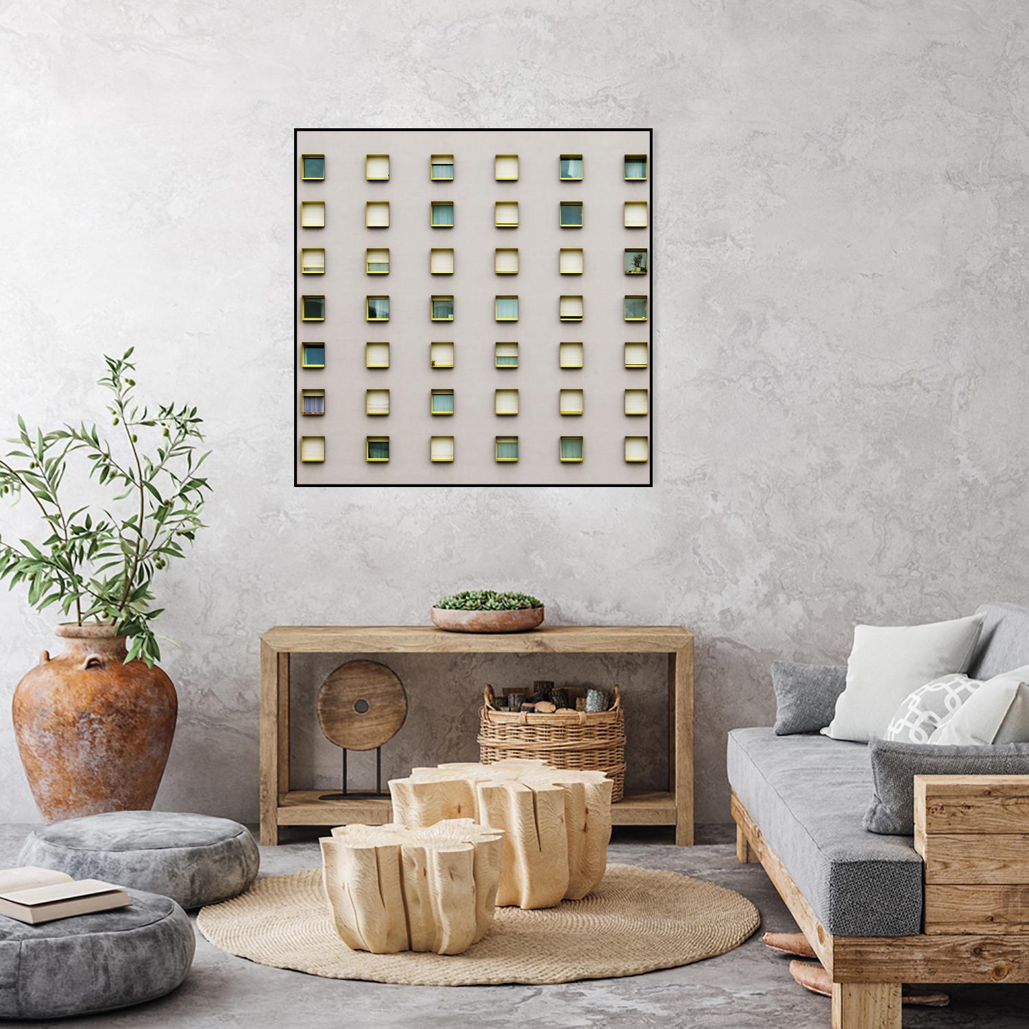 Windows II by Pexels on GIANT ART - yellow architectural