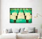 Stadium by Pexels on GIANT ART - yellow leisure