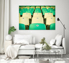 Stadium by Pexels on GIANT ART - yellow leisure