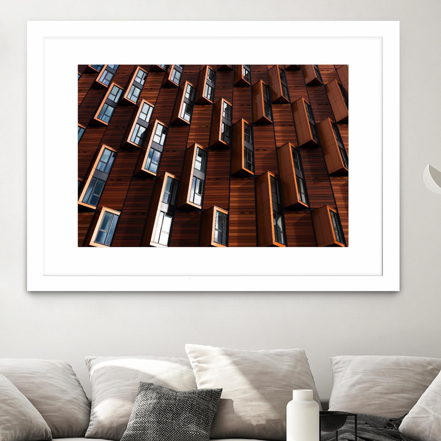 Windows III by Pexels on GIANT ART - black architectural