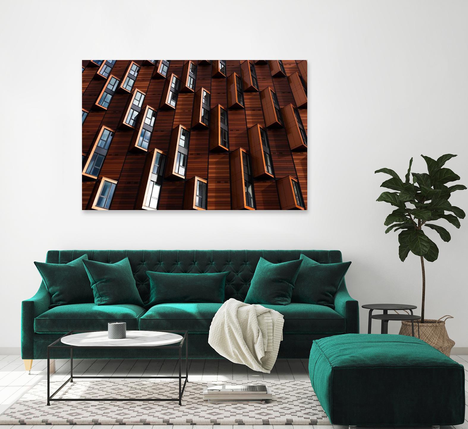 Windows III by Pexels on GIANT ART - black architectural